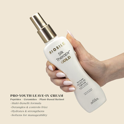 BioSilk Silk Therapy Gold Pro-Youth Leave-In Cream